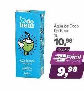 Supermercados São Vicente água De Coco Do Bem oferta