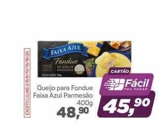 Supermercados São Vicente Queijo Para Fondue Faixa Azul Parmesão oferta
