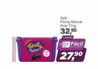 Supermercados São Vicente Açaí Frooty Natural oferta
