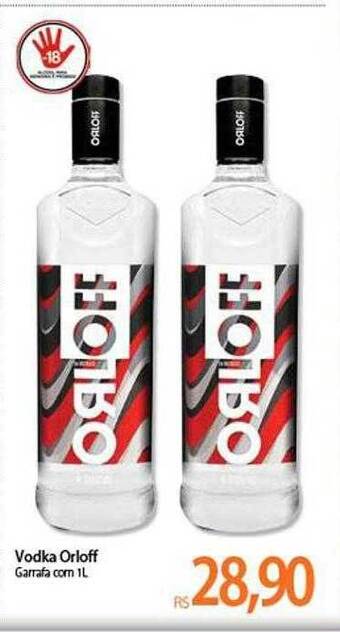 Atacadão Vodka Orloff oferta