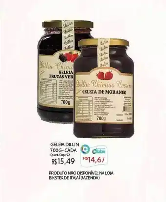Geleia Dillin - Cada