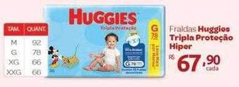 Fraldas Huggies Tripla Proteção Hiper