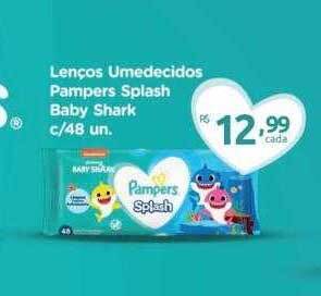 Farmácia Preço Popular Lenços Umedecidos Pampers Splash Baby Shark oferta