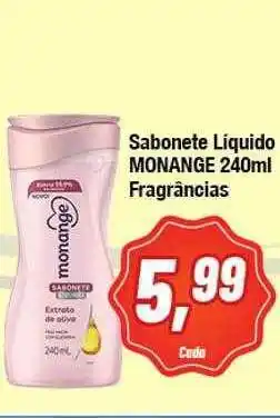 Rede Economia Sabonete Líquido Monange Fragrâncias oferta