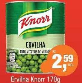 Supermercados Alvorada Ervilha Knorr oferta