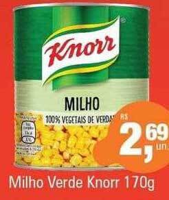 Supermercados Alvorada Milho Verde Knorr oferta