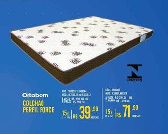 Ortobom Colchão Perfil Force