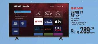 Zema Semp Smart Tv 50 oferta