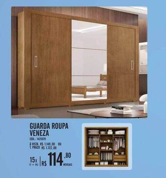 Zema Guarda Roupa Veneza oferta