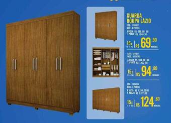 Zema Guarda Roupa Lázio oferta
