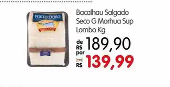 Bacalhau Salgado Seco G Morhua Sup Lombo Kg