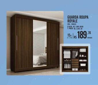 Zema Guarda Roupa Royale oferta