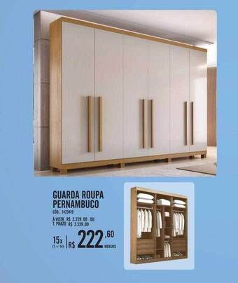 Zema Guarda Roupa Pernambuco oferta