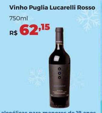 Vinho Puglia Lucarelli Rosso
