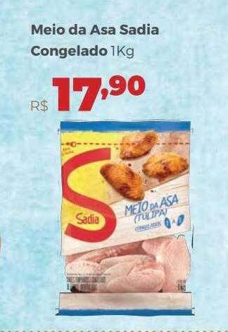 Villarreal Supermercados Meio Da Asa Sadia Congelado oferta
