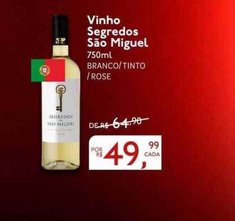 Perini Vinho Segredos São Miguel oferta