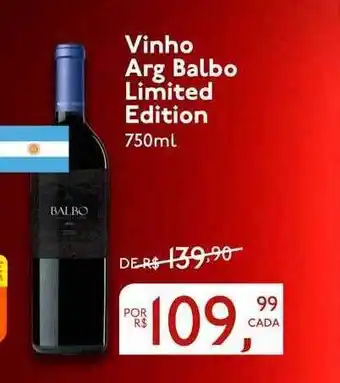Perini Vinho Arg Balbo Limited Edition oferta