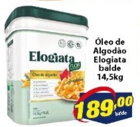 Vencedor Atacadista Oleo de Algodao Elogiata balde 14.5kg oferta