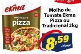 Vencedor Atacadista Molho de Tomate Ekma Pizza ou Tradicional 2kg oferta