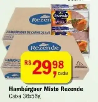 Ultrabox Hamburguer Misto Rexende 36x56g oferta