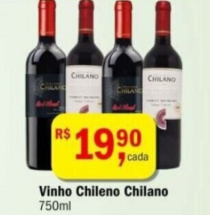 Ultrabox Vinho Chileno Chilano 750ml oferta