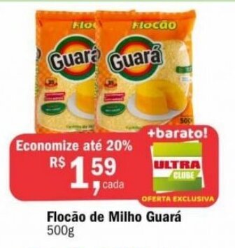 Ultrabox Flocao de Milho Guara 500g oferta