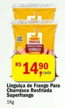 Ultrabox Linguica de Frango para Churrasco Resfriada Superfrango 1kg oferta