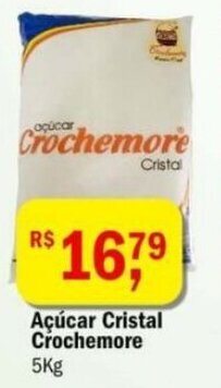 Ultrabox Acucar Cristal Crochemore 5kg oferta