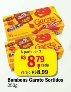 Ultrabox Bombons Garoto Sortidos 250g oferta