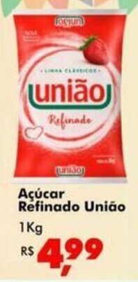 Big Box Acucar refinado Uniao 1kg oferta