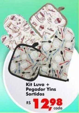 Big Box Kit Luva + Pegador Yins Sortidos oferta