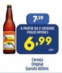Arena Atacado Cerveja Original Garrafa 600ml oferta