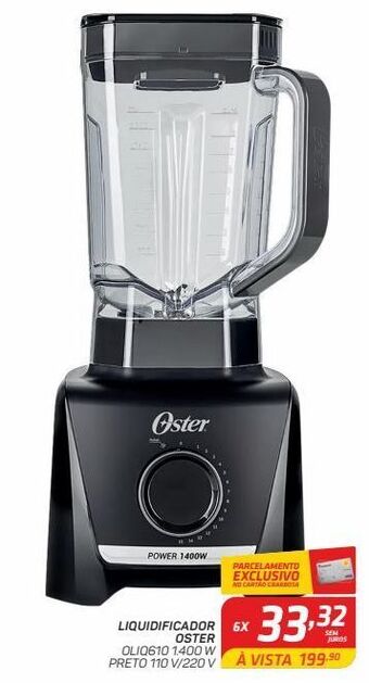 GBarbosa Liquidificador oster oliq610 1.400 w preto 110 v/220 v oferta