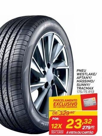 GBarbosa Pneu westlake/ aptany/ mássimo/ sunny/ tracmax 175/75 r13 oferta
