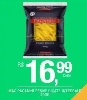 DB Supermercados Mac paganini penne rigate integrale 500g oferta