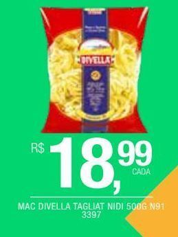 Macarrão divella 500g