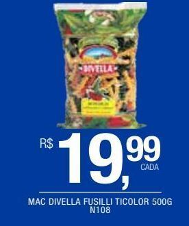 DB Supermercados Macarrão divella 500g oferta