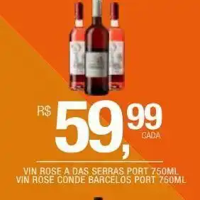 Vinho rosé a das serra 750ml