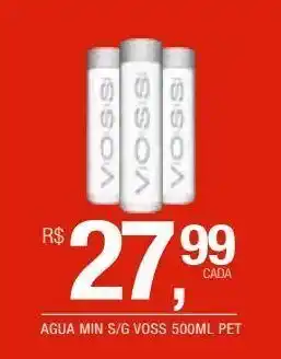 Água mineral s/g voss 500ml
