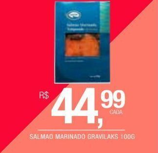 Salmão marinado gravilaks 100g