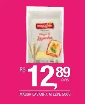 Massa para lasanha massa leve 500g