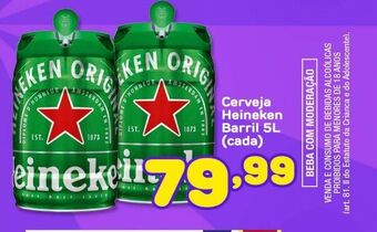 Costazul Supermercados Cerveja heineken barril 5l oferta