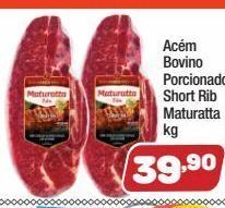 Acém bovino porcionado short rib maturatta kg
