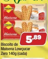 Costazul Supermercados Biscoito de maisena lowçucar zero 140g oferta