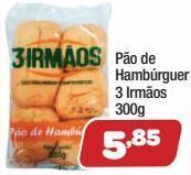 Costazul Supermercados Pão de hambúrguer 3 irmãos 300g oferta