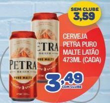 Costazul Supermercados Cerveja petra puro malte latão 473ml oferta
