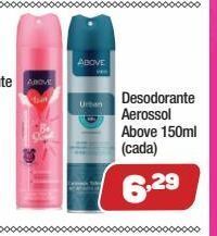 Costazul Supermercados Desodorante aerossol above 150ml oferta