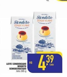 Mercantil Rodrigues Leite condensado bendito semidesnatado tetra 395 g oferta