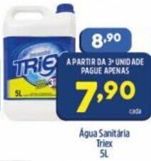 Arena Atacado Agua Sanitaria Triex 5L oferta