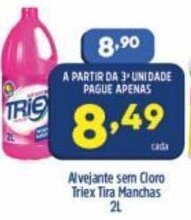 Arena Atacado Alvejante sem Cloro Triex Tira-Manchas 2L oferta
